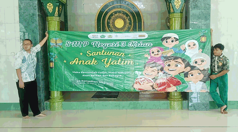 Indahnya Berbagi di Bulan Ramadan: SMP Negeri 3 Krian Beri Santunan kepada 75 Anak Yatim
