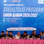 Sosialisasi Program Sekolah Tahun Ajaran 2026/2027 bagi Wali Murid Kelas VII SMPN 3 Krian